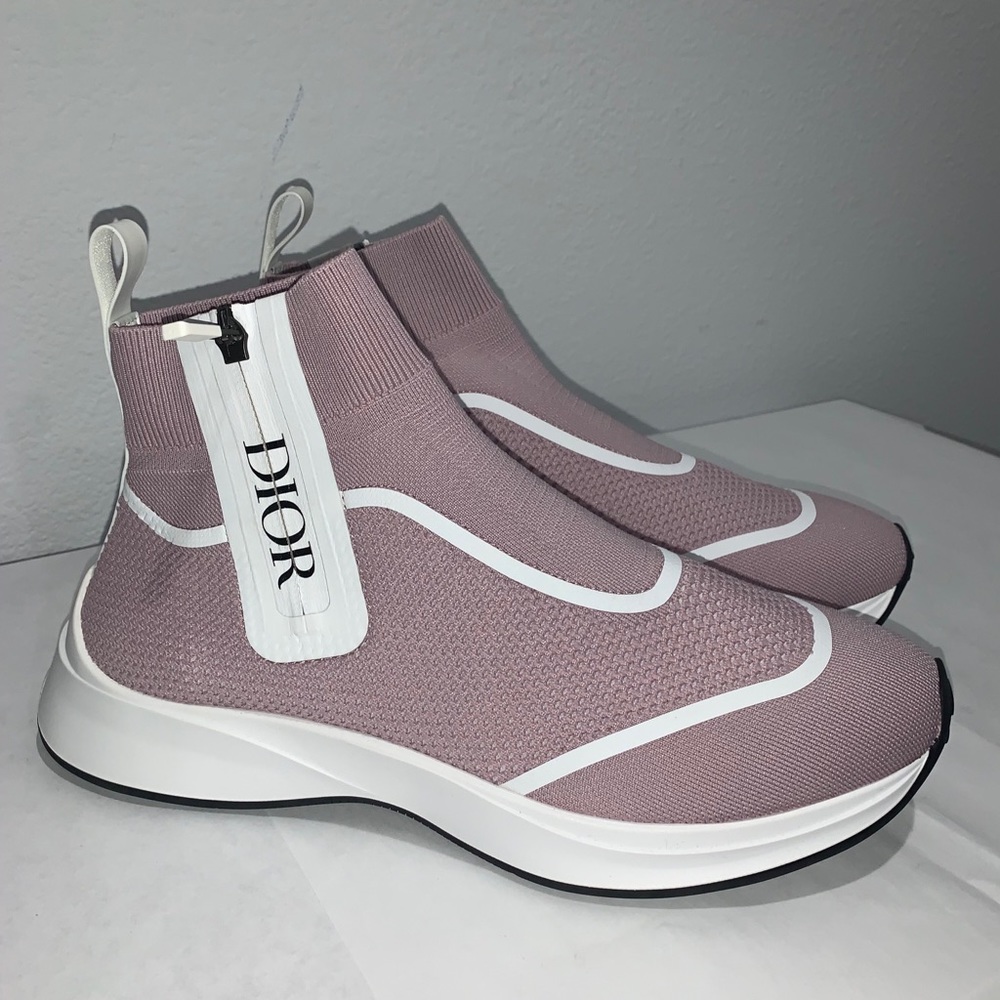 Dusty pink zip-up Dior sneaker size 42 (9)